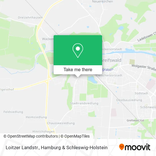 Карта Loitzer Landstr.