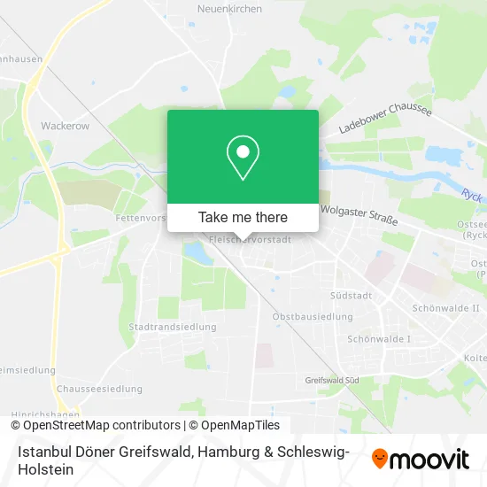 Карта Istanbul Döner Greifswald