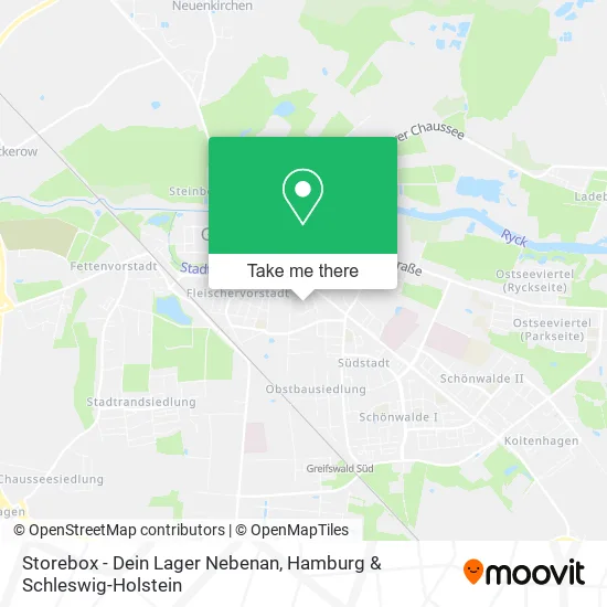 Карта Storebox - Dein Lager Nebenan