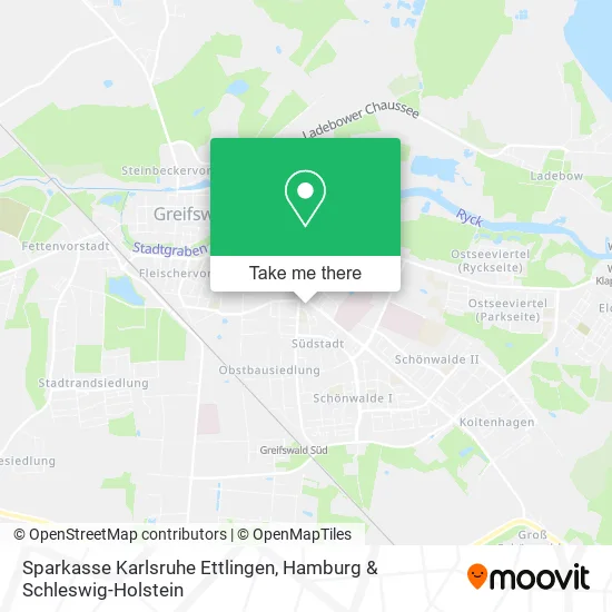 Карта Sparkasse Karlsruhe Ettlingen