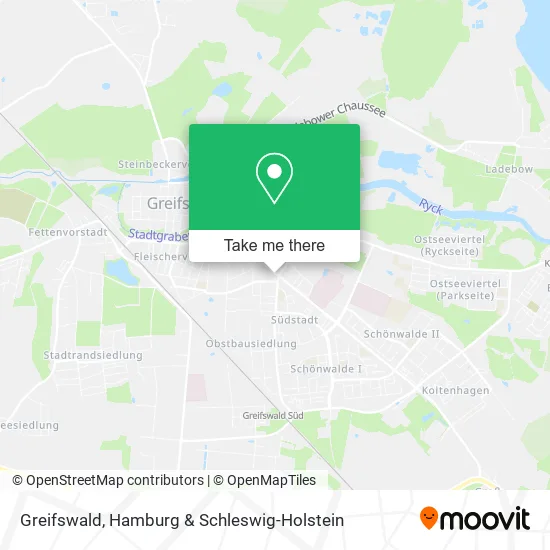 Карта Greifswald
