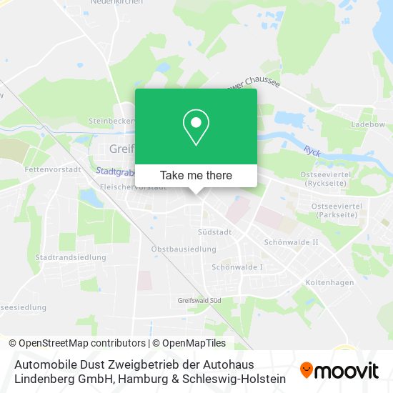 Automobile Dust Zweigbetrieb der Autohaus Lindenberg GmbH map