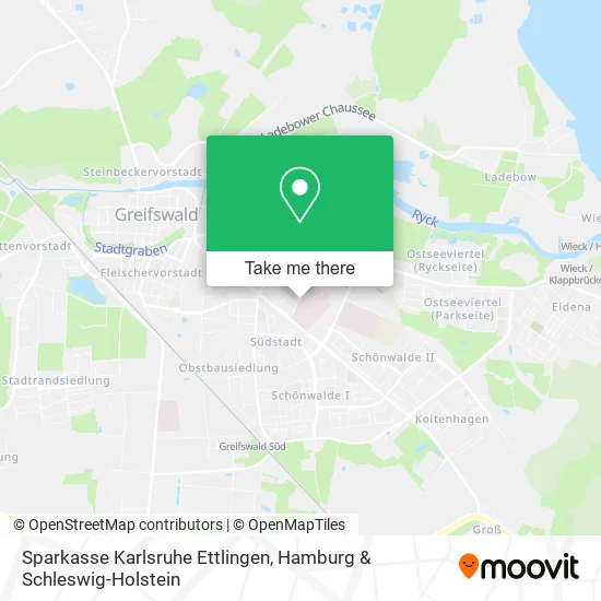 Карта Sparkasse Karlsruhe Ettlingen