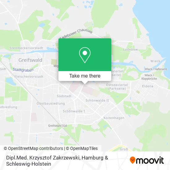 Карта Dipl.Med. Krzysztof Zakrzewski