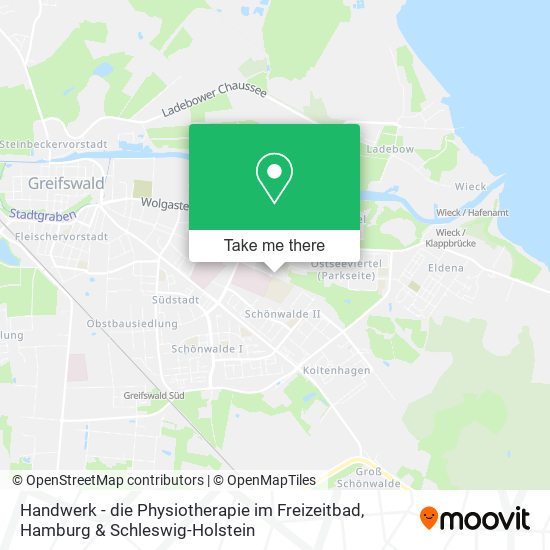 Handwerk - die Physiotherapie im Freizeitbad map