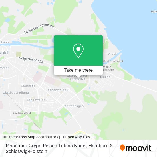 Reisebüro Gryps-Reisen Tobias Nagel map