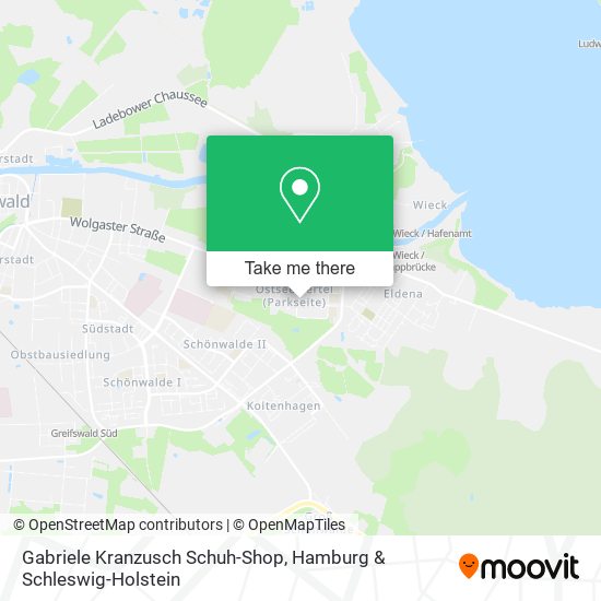 Gabriele Kranzusch Schuh-Shop map