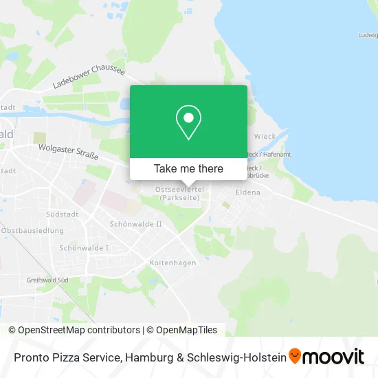 Карта Pronto Pizza Service