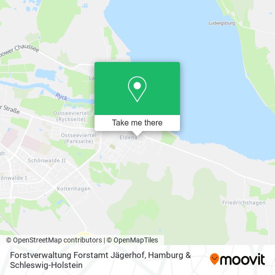 Forstverwaltung Forstamt Jägerhof map