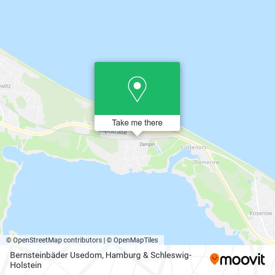 Bernsteinbäder Usedom map
