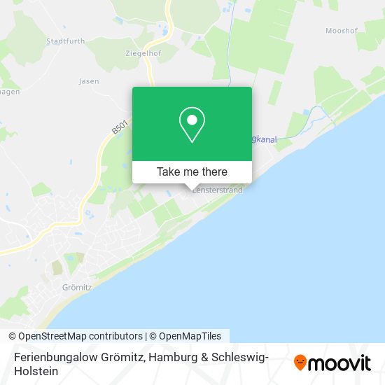 Ferienbungalow Grömitz map