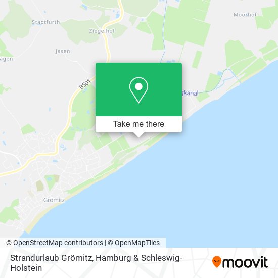 Strandurlaub Grömitz map