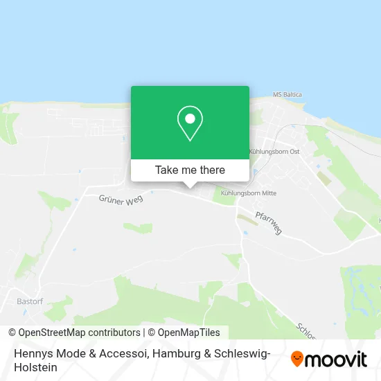 Hennys Mode & Accessoi map