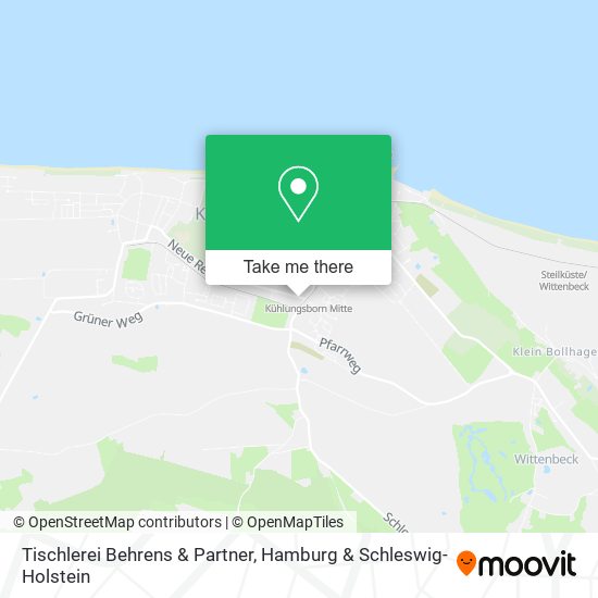 Tischlerei Behrens & Partner map