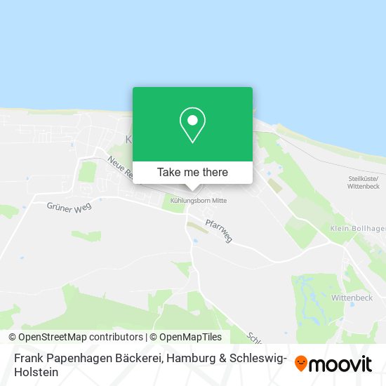 Frank Papenhagen Bäckerei map