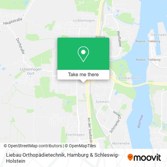 Liebau Orthopädietechnik map