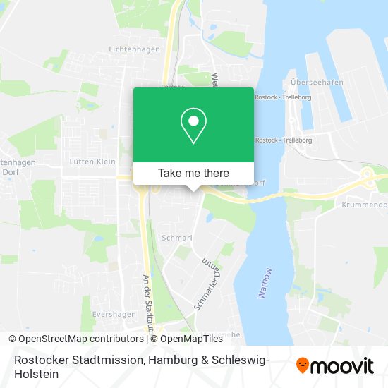 Rostocker Stadtmission map
