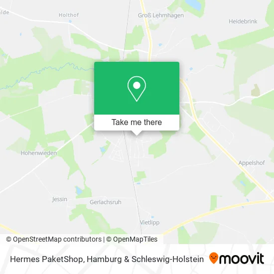 Карта Hermes PaketShop