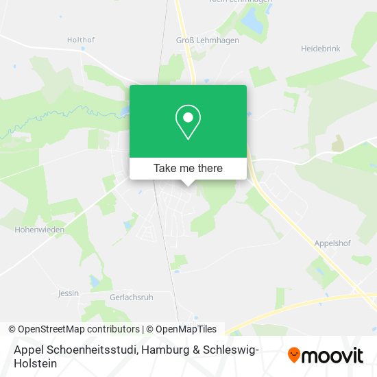 Appel Schoenheitsstudi map