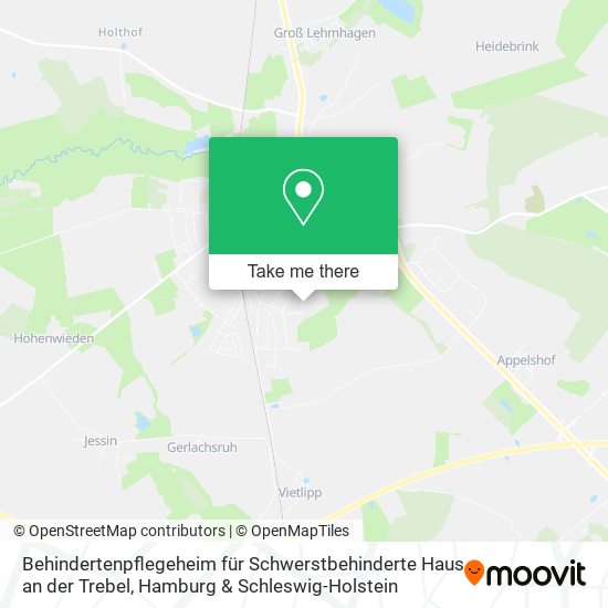 Behindertenpflegeheim für Schwerstbehinderte Haus an der Trebel map