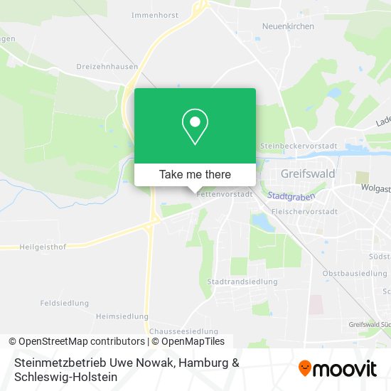 Steinmetzbetrieb Uwe Nowak map