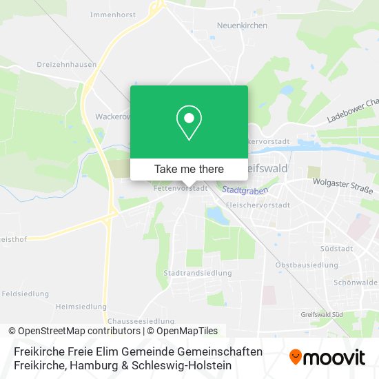 Карта Freikirche Freie Elim Gemeinde Gemeinschaften Freikirche