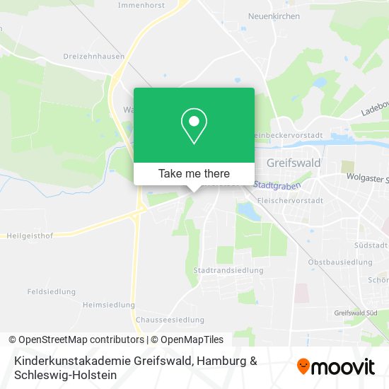 Kinderkunstakademie Greifswald map