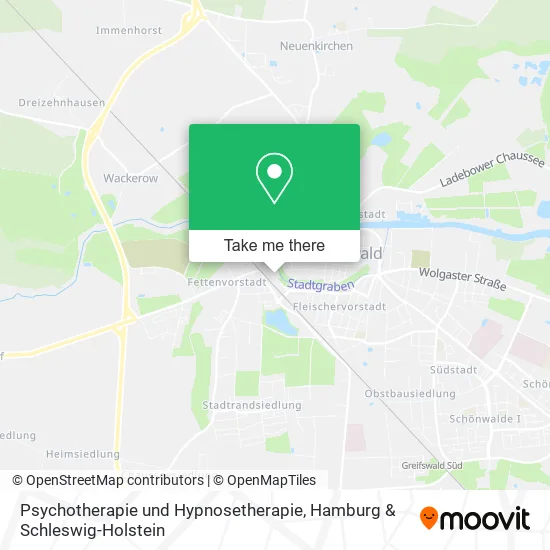 Карта Psychotherapie und Hypnosetherapie
