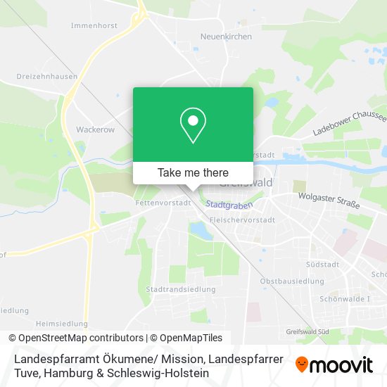 Landespfarramt Ökumene/ Mission, Landespfarrer Tuve map