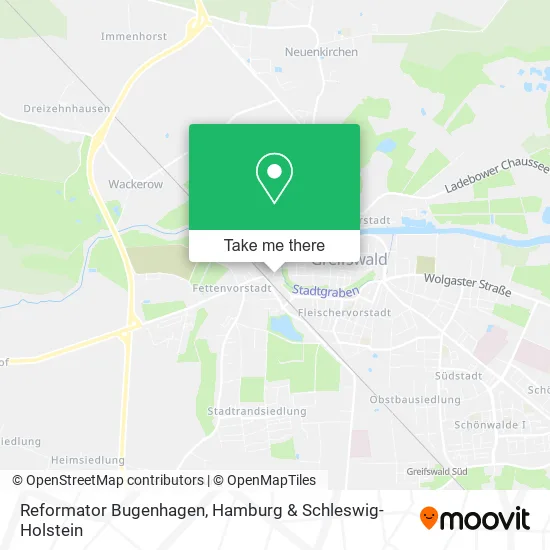 Карта Reformator Bugenhagen