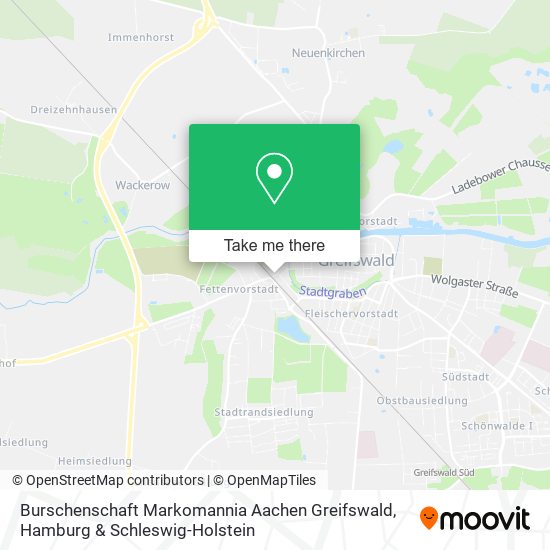 Burschenschaft Markomannia Aachen Greifswald map