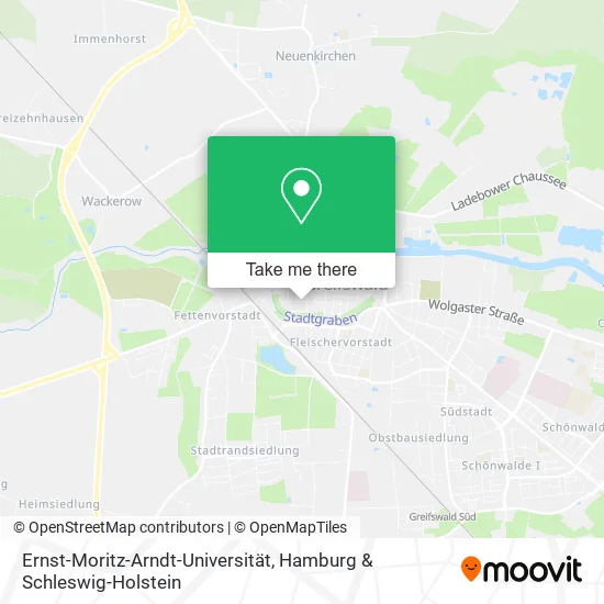 Карта Ernst-Moritz-Arndt-Universität