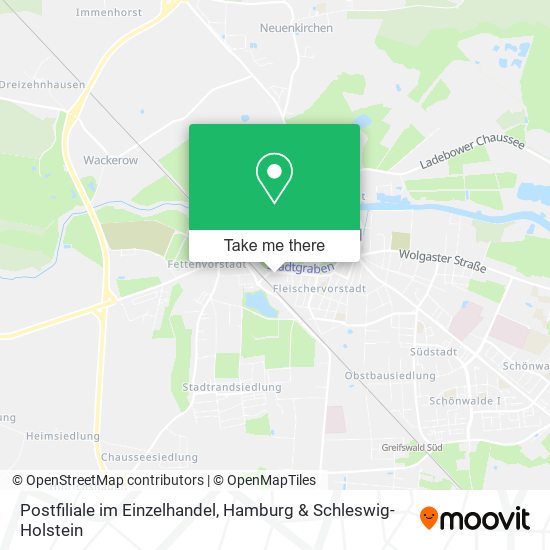 Postfiliale im Einzelhandel map