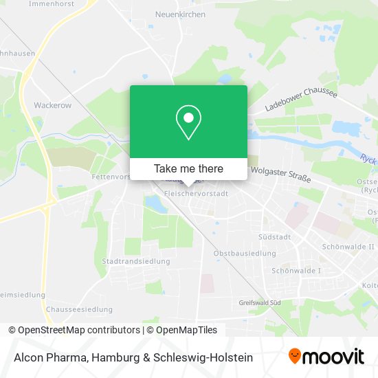 Alcon Pharma map