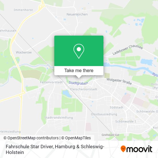 Fahrschule Star Driver map