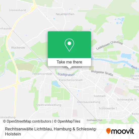 Карта Rechtsanwälte Lichtblau