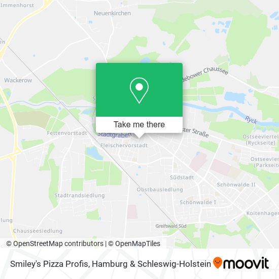 Smiley's Pizza Profis map