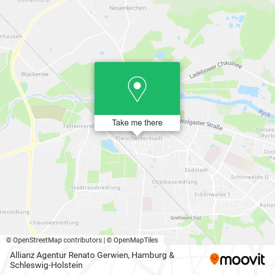 Карта Allianz Agentur Renato Gerwien