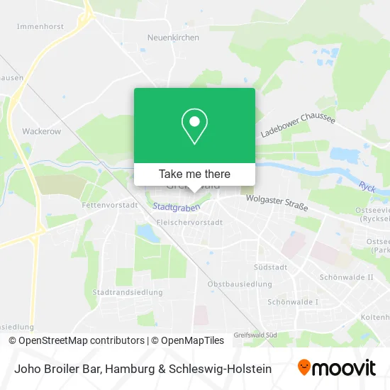 Карта Joho Broiler Bar