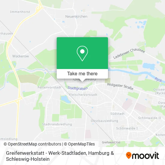 Карта Greifenwerkstatt - Werk-Stadtladen