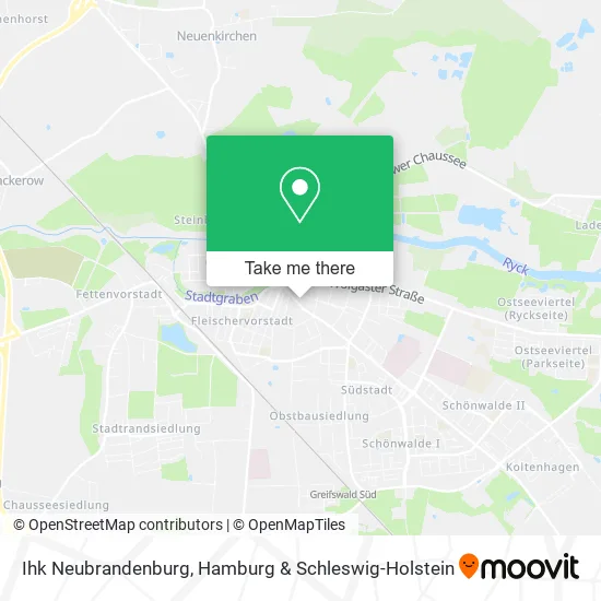 Карта Ihk Neubrandenburg