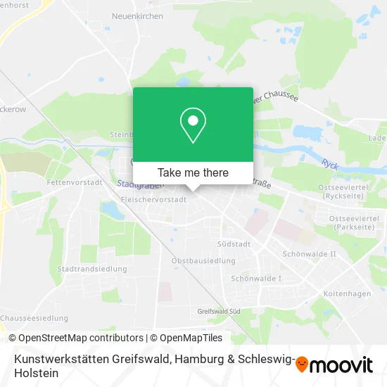 Карта Kunstwerkstätten Greifswald