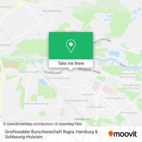 Greifswalder Burschenschaft Rugia map