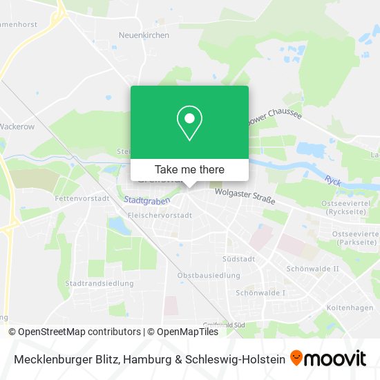 Mecklenburger Blitz map