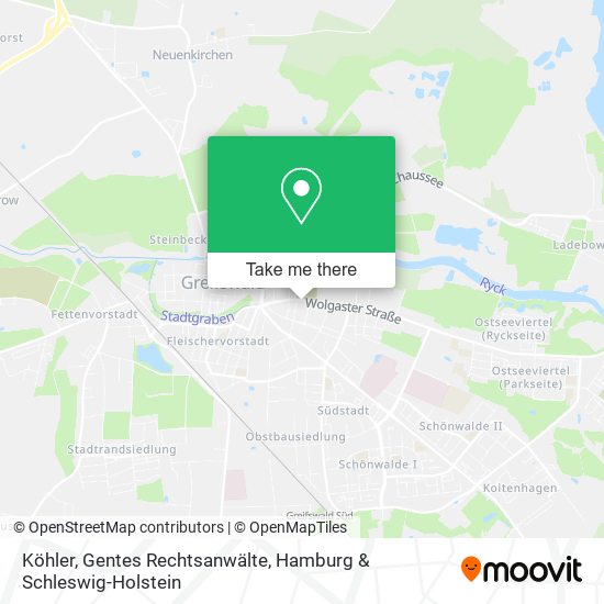 Köhler, Gentes Rechtsanwälte map