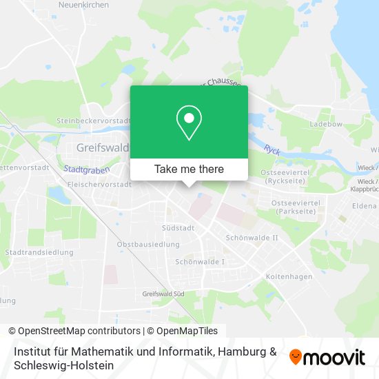 Institut für Mathematik und Informatik map