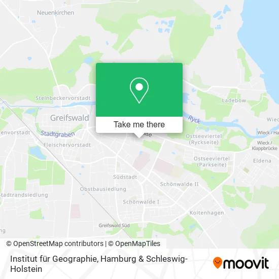 Карта Institut für Geographie