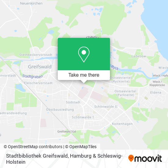 Stadtbibliothek Greifswald map