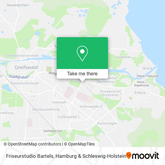 Friseurstudio Bartels map