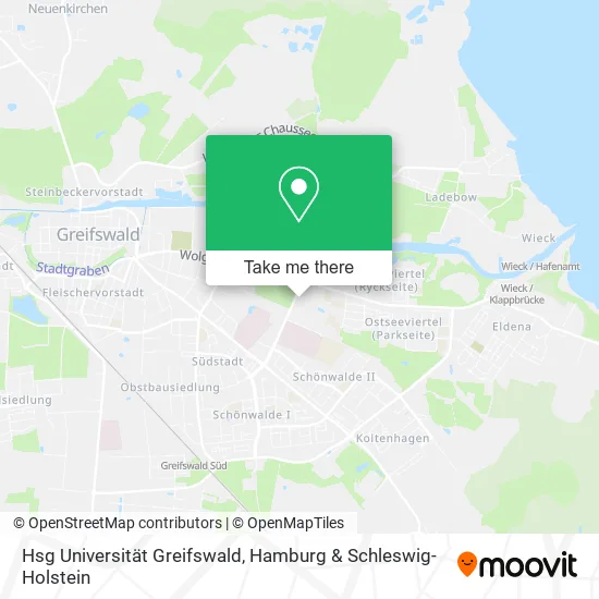 Карта Hsg Universität Greifswald